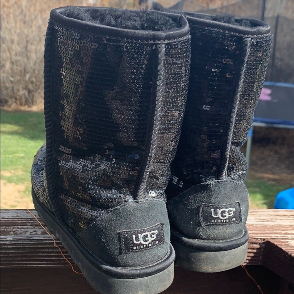 UGG Boots with black sequins